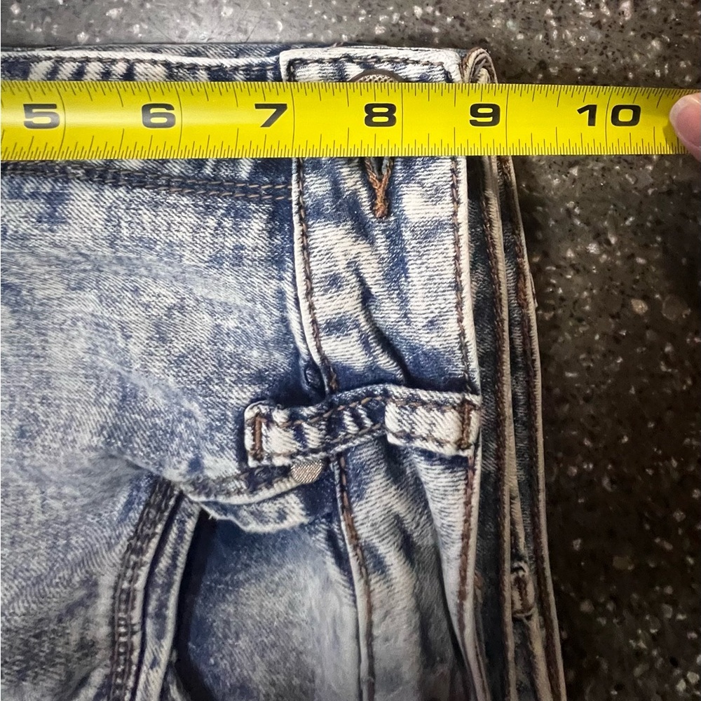 Y2K Wax Jeans Blue Acid Wash Straight Leg Denim | Retro | Classic - Picture 12 of 12